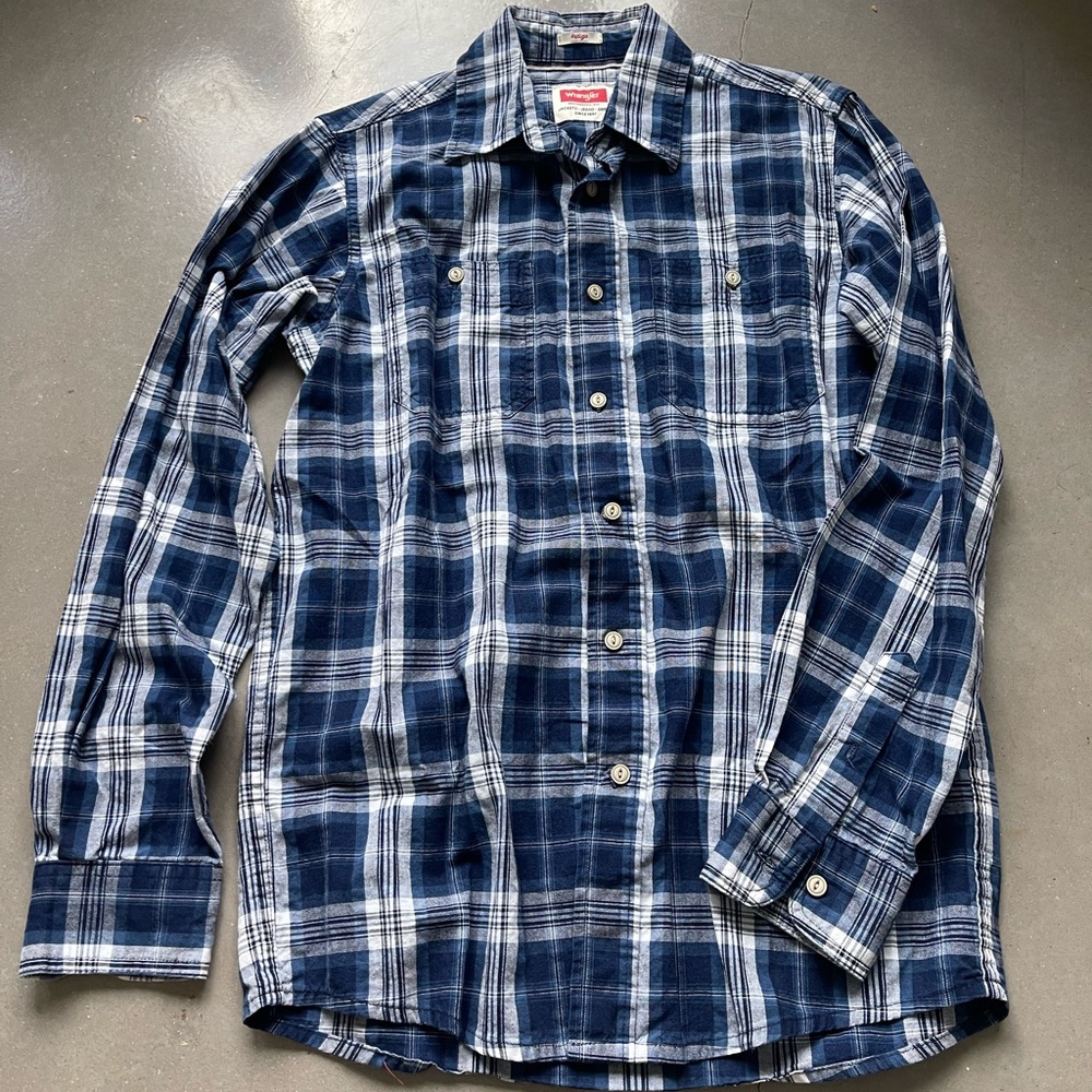 Wrangler Men’s Flannel Blue
